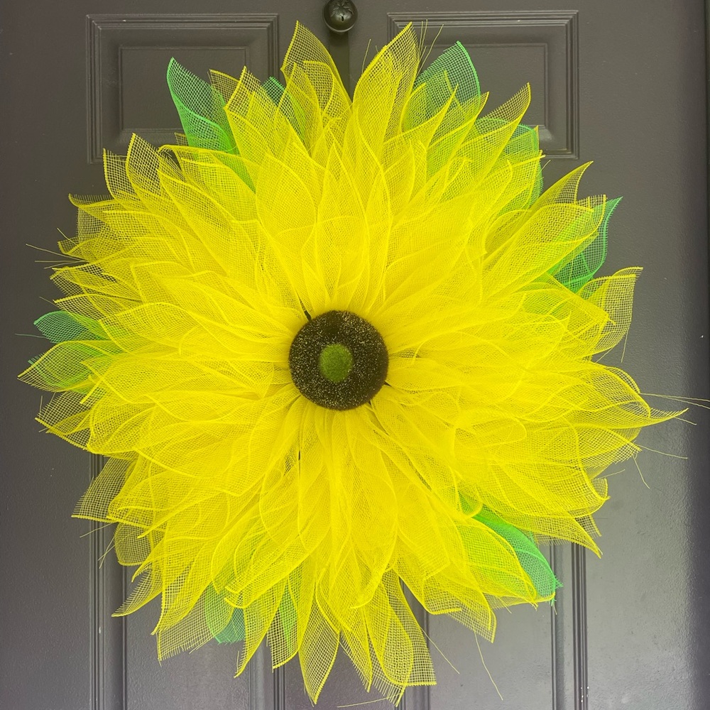 Sunflower wreath